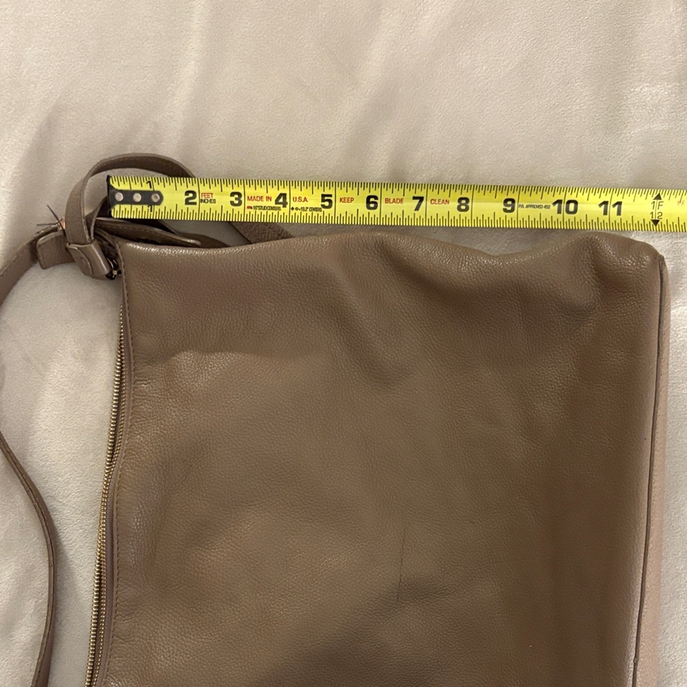 Furla Taupe Leather Hobo Bag - Picture 9 of 13